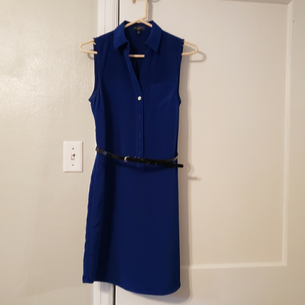 Navy Blue Dress (sleeveless)